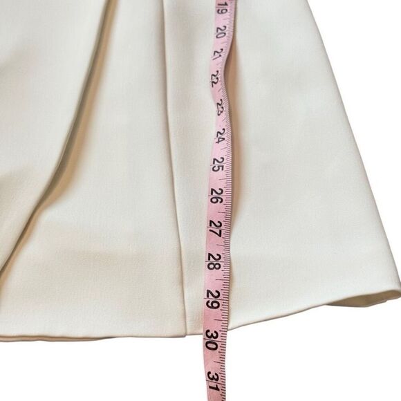 NBD Como La Flor Suit Dress Women’s XS Ivory Shawl Collar Power Suit NWT - Picture 8 of 13